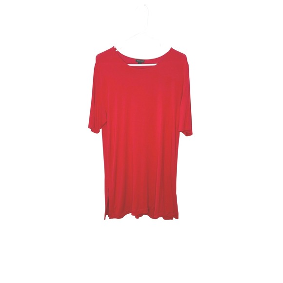 J. Jill Dresses & Skirts - J. Jill Wearever 3/4 Sleeve Pullover Shift Dress Red Women's Large Casual Preppy